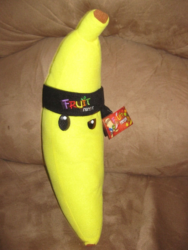 FRUIT NINJA BANANA Brand New Licensed Plush NWT Stuffed New Tags 15 ...